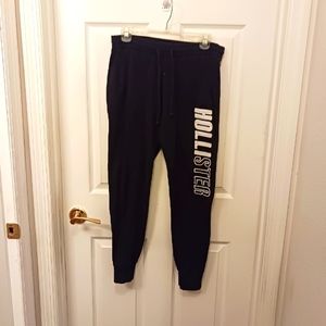 HOLLISTER Joggers Women's Drawstring  Sweat Pants Size XS Black